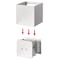 Quickway Imports Modern Decorative Waterproof Aluminum Wall Lamp 10 Watt Cool White 4000K, White QI004492.WT - alternate 2